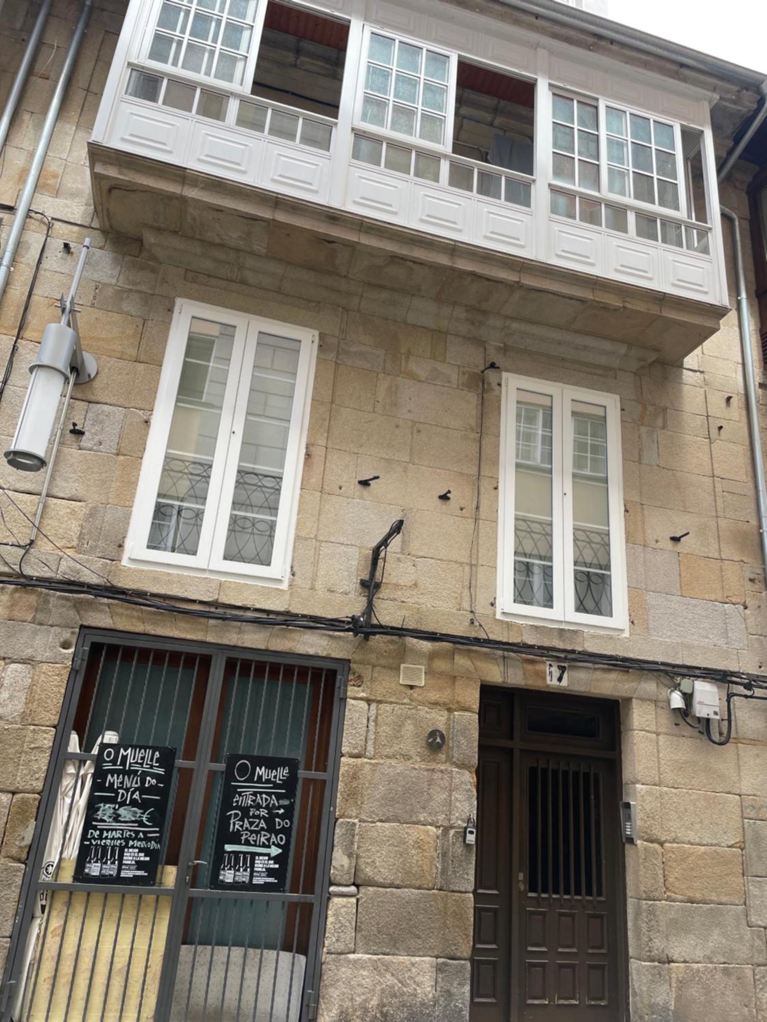Centro Historico Leilighet Pontevedra Eksteriør bilde